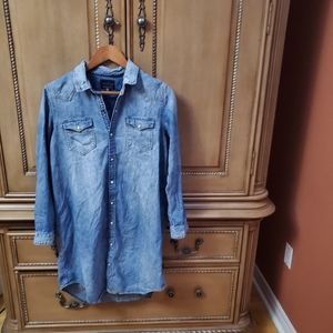 Luck Brand jean dress size M